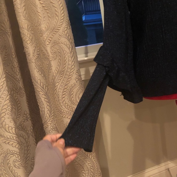 Elie Tahari Hope Sweater in metallic stargazer - Picture 8 of 9